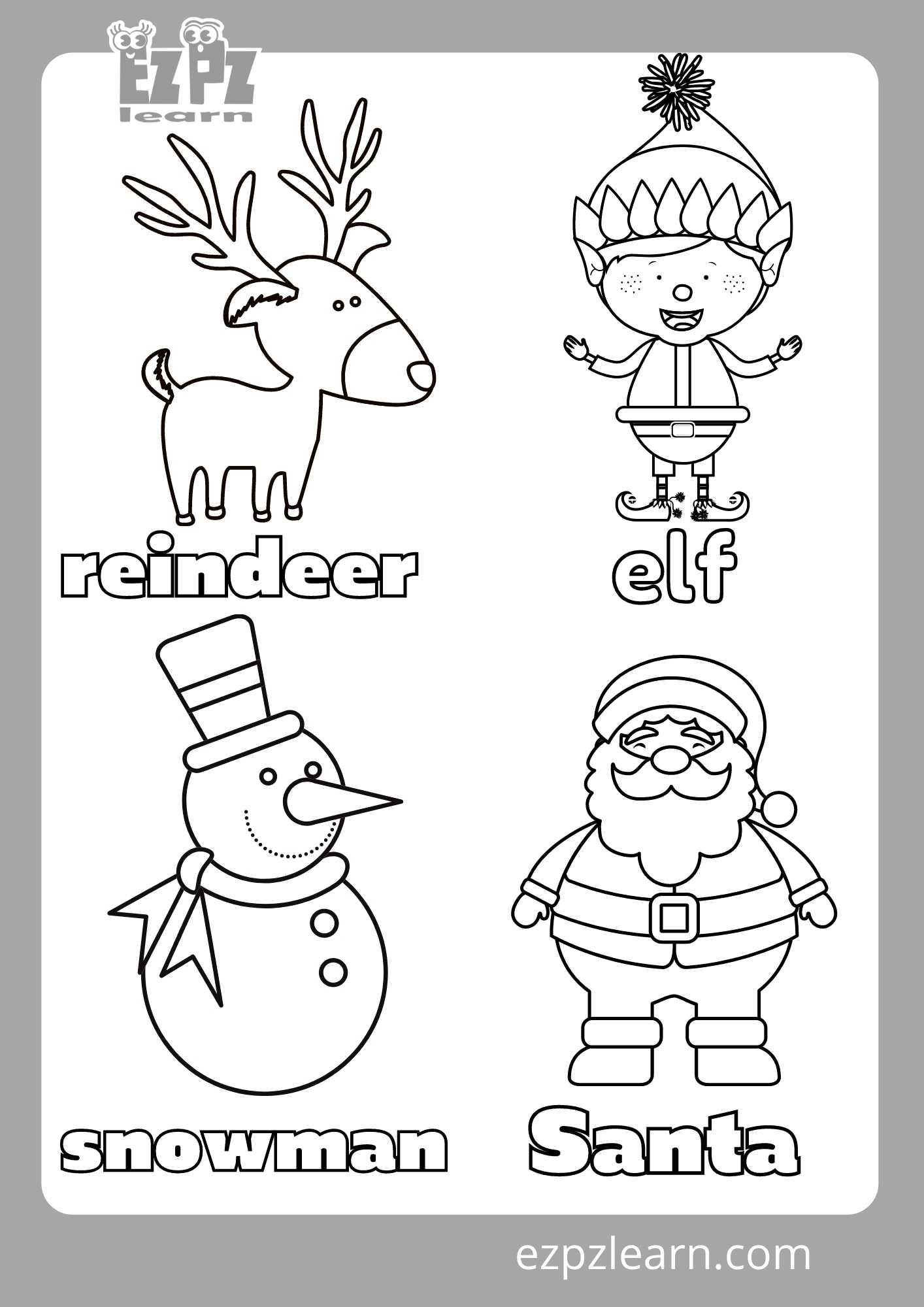 Christmas Coloring Page 2